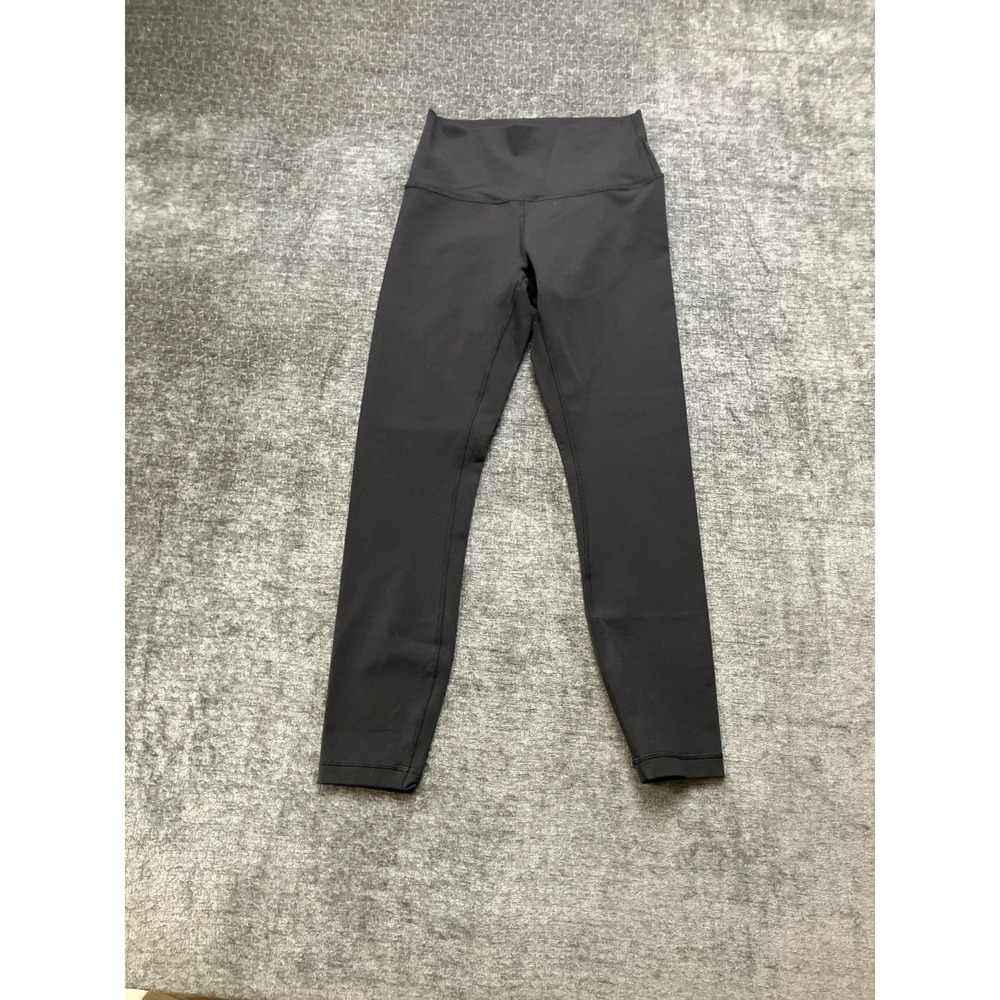 Lululemon Align Leggings Womens 24W Black Stretch Mid Rise Workout Training‎